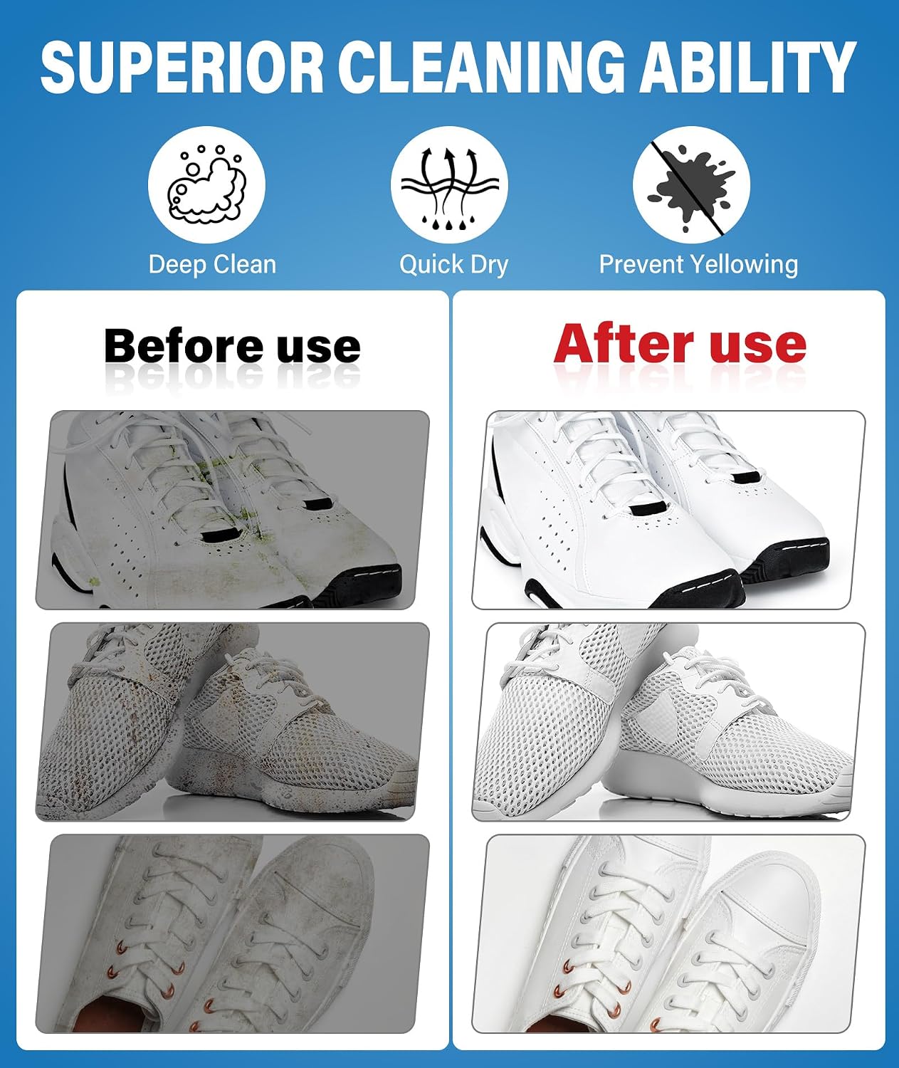 رغوة تنظيف الأحذية الرياضية وا - مراجعة Sneaker Cleaning Kit وسعره