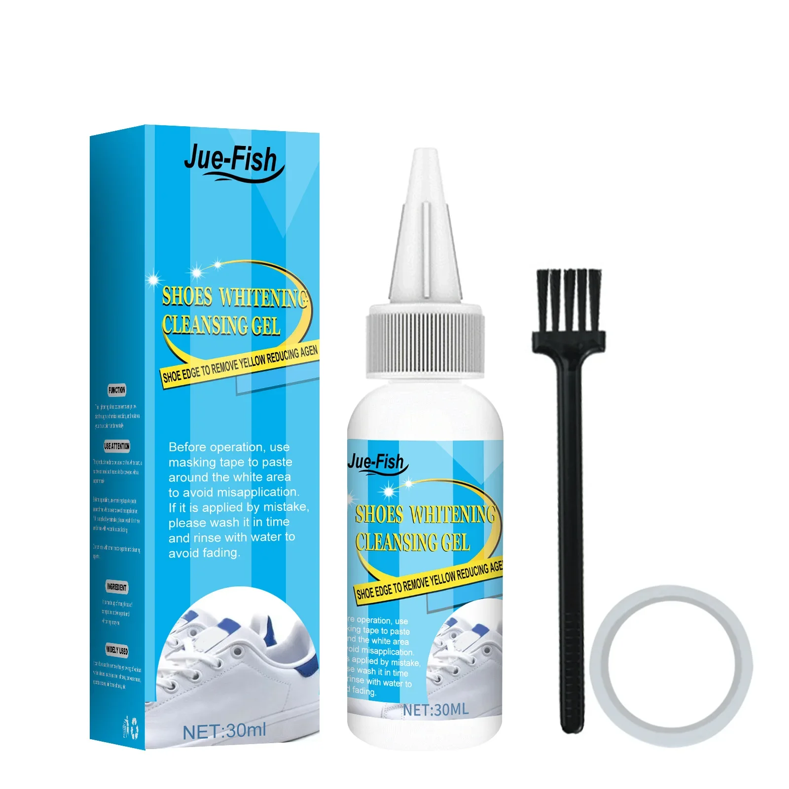 هلام تنظيف الأحذية البيضاء ، م - مراجعة Sneaker Cleaning Kit وسعره