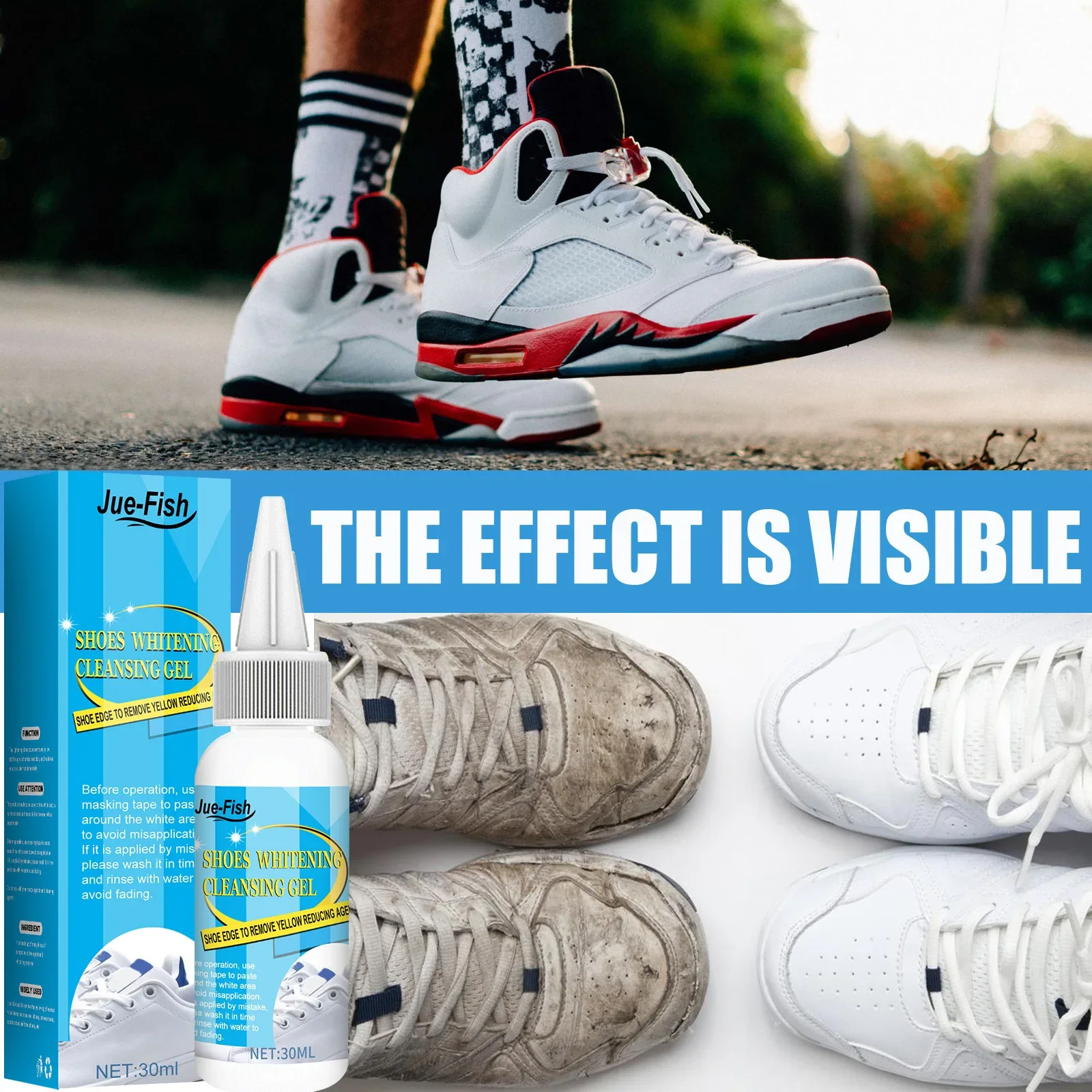 هلام تنظيف الأحذية البيضاء ، م - مراجعة Sneaker Cleaning Kit وسعره