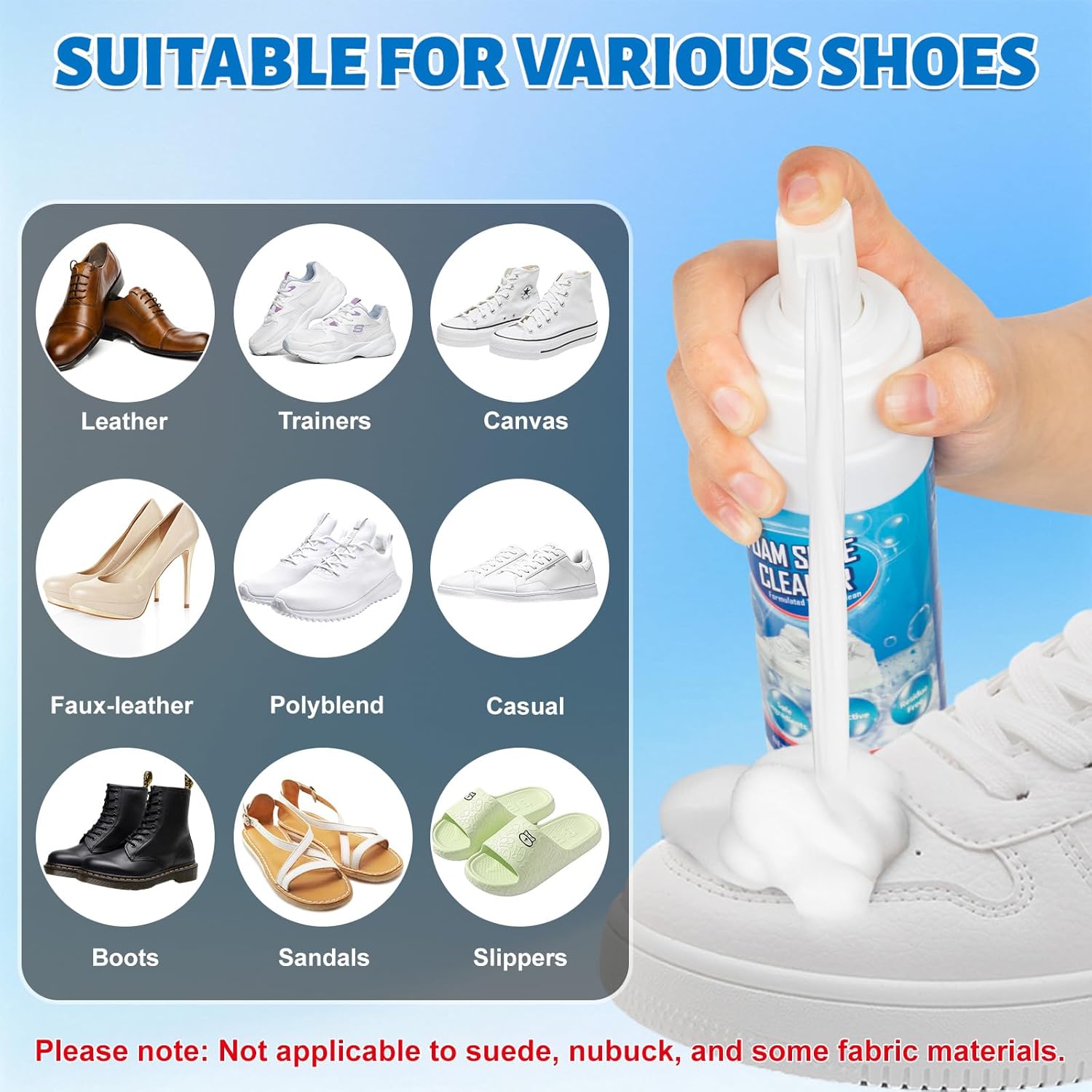 رغوة تنظيف الأحذية لإزالة البق - مراجعة Sneaker Cleaning Kit وسعره
