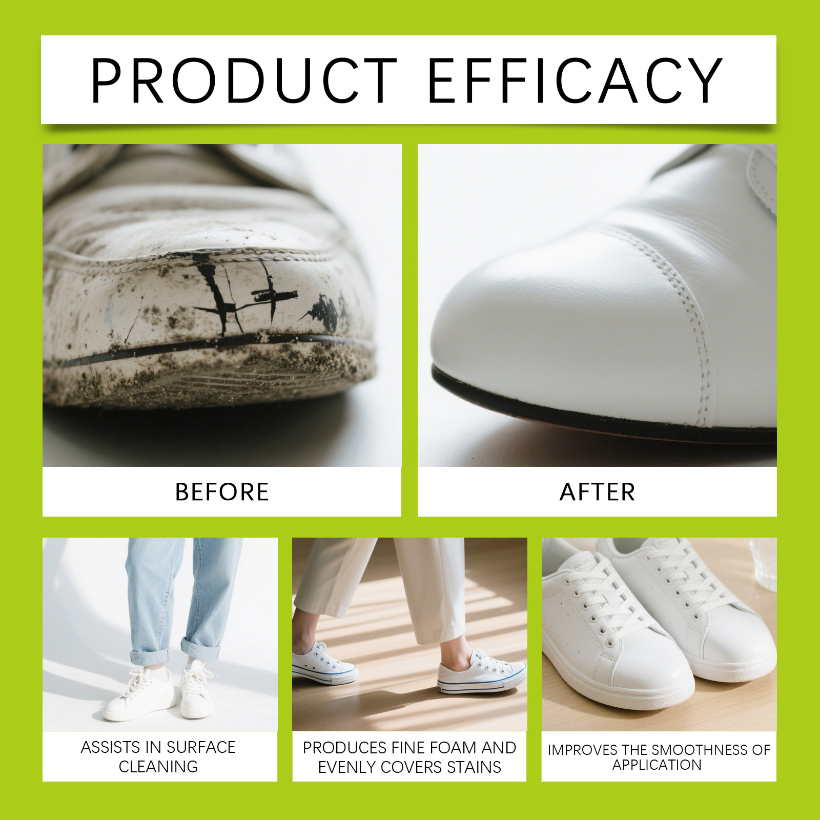 منظف أحذية أبيض، طقم تنظيف الأ - مراجعة Sneaker Cleaning Kit وسعره